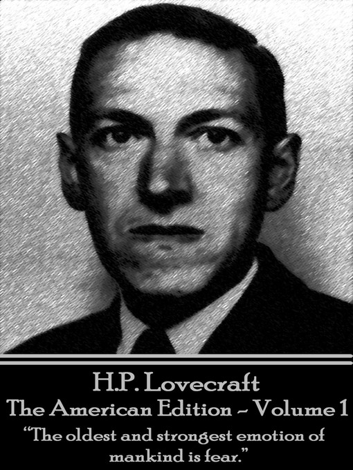 Title details for The American Edition, Volume 1 by H. P. Lovecraft - Available